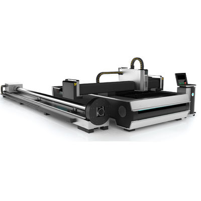 مع الأنابيب المعدنية الدوارة 1530 آلة قطع الليزر CNC Raycus 6000W 12000W