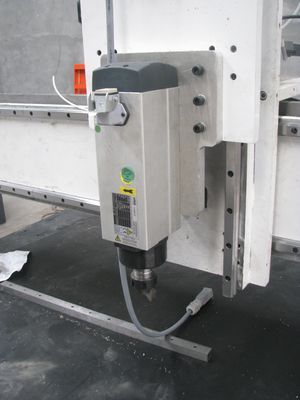 380V 3 مرحلة 3.5Kw CNC الهواء المبرد المغزل HQD ER32 الحجم عالية الطاقة